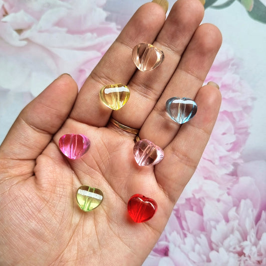 Colorful Heart Beads