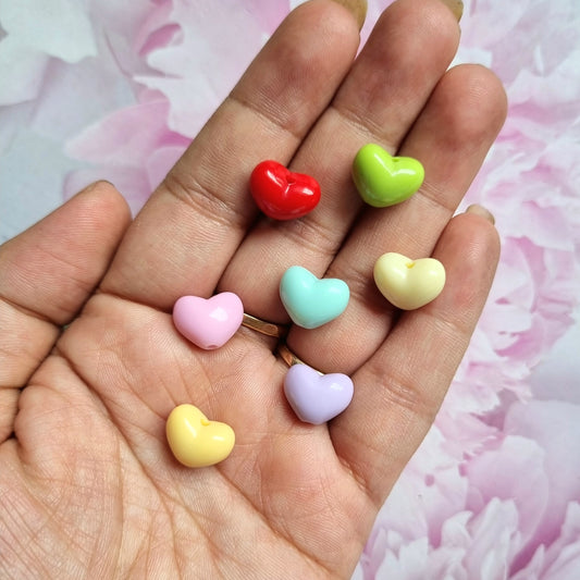 Colorful Heart Beads