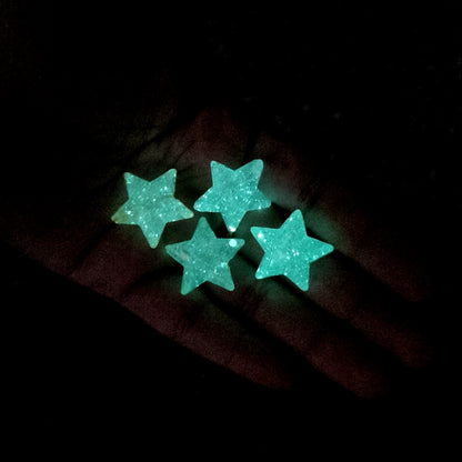 Luminous Glitter Star Beads