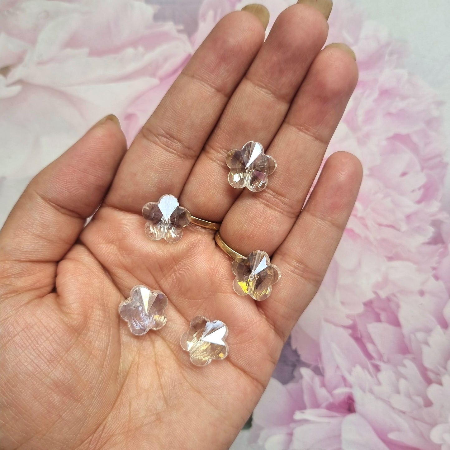 Glass Beads - Flower