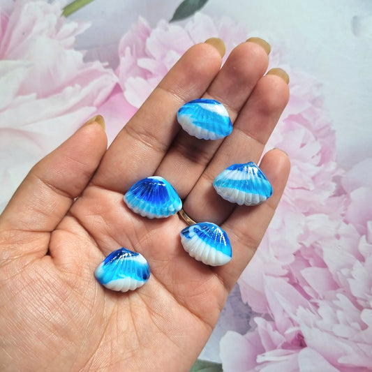 Handmade Lampwork Beads - Shell