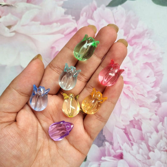 Acrylic Tulip Beads
