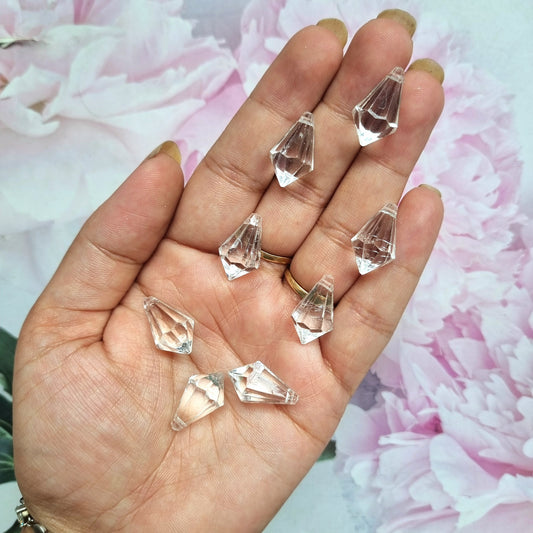 Acrylic Transparent Drop Beads
