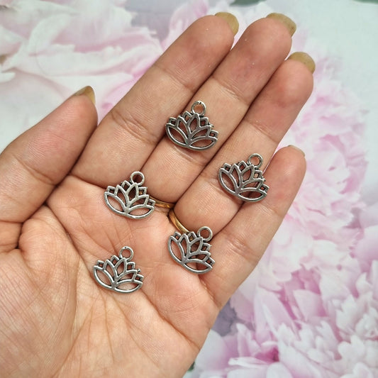 Metal Charms - Lotus