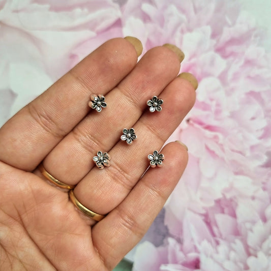 Metal Charms - Flower Beads