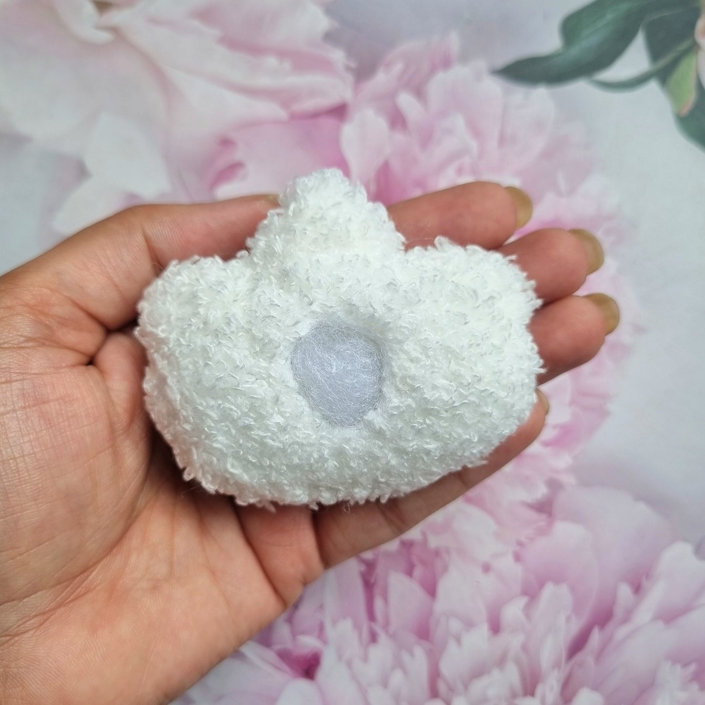 Fabric Charms - White Teddy