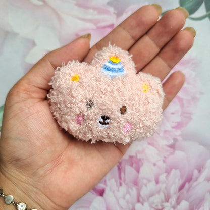 Fabric Charms - Pink Teddy