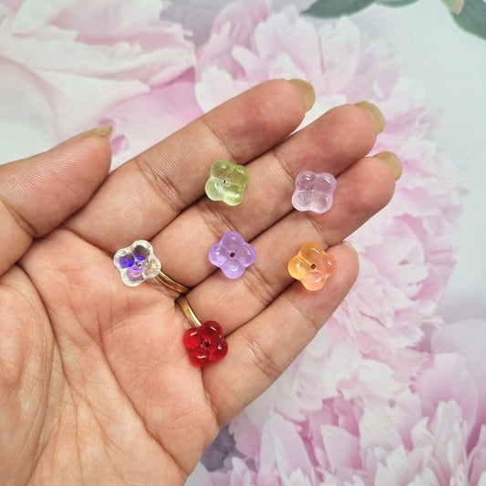 Glass Beads - Flowers