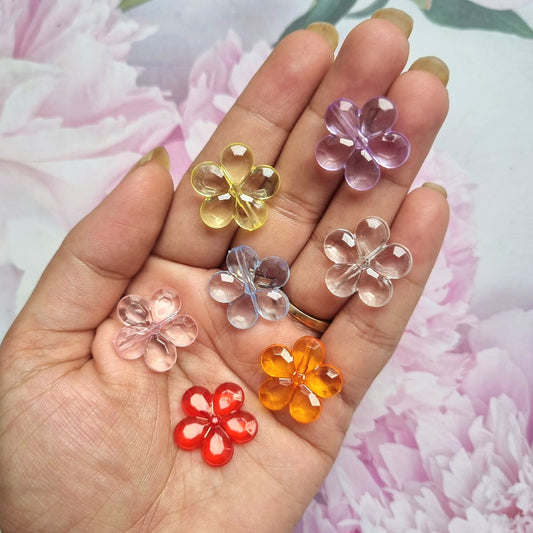 Acrylic Flower Beads