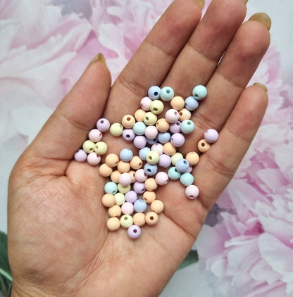 Colorful Pastel Round Beads