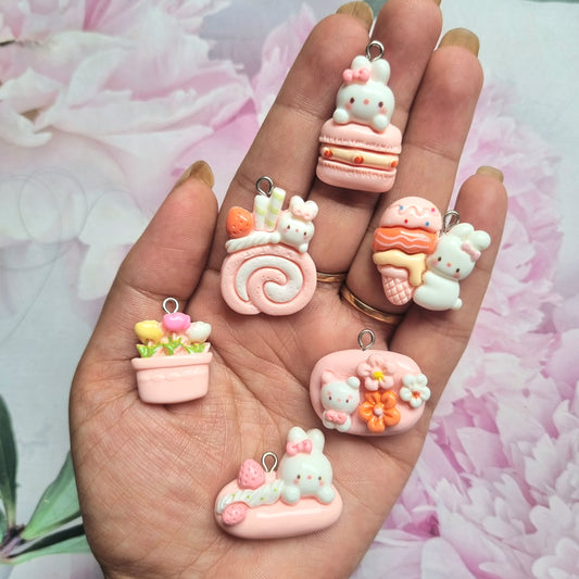 Resin Charms - Rabbit