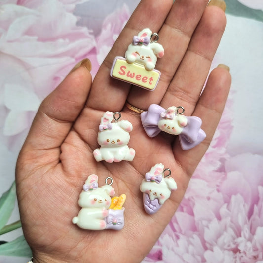 Resin Charms - Rabbit