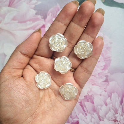 Acrylic Rose Beads