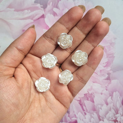 Acrylic Rose Beads