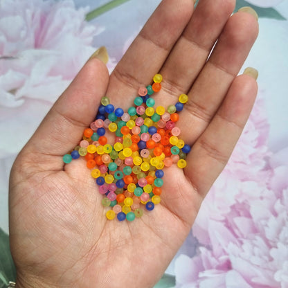 Frost Round Beads (4mm, 6mm, 8mm, 10mm)