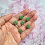 Glass Beads - Clover Flower