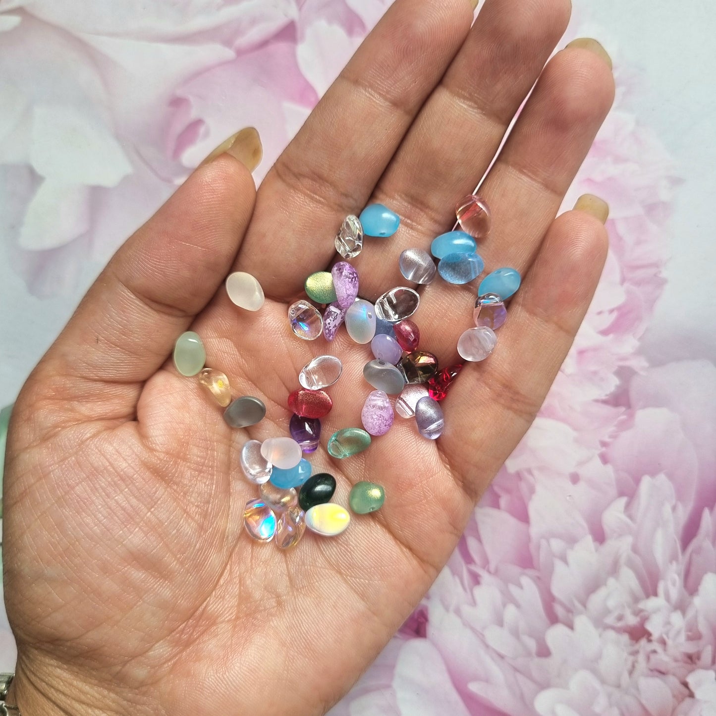 Glass Beads - Flat Drop
