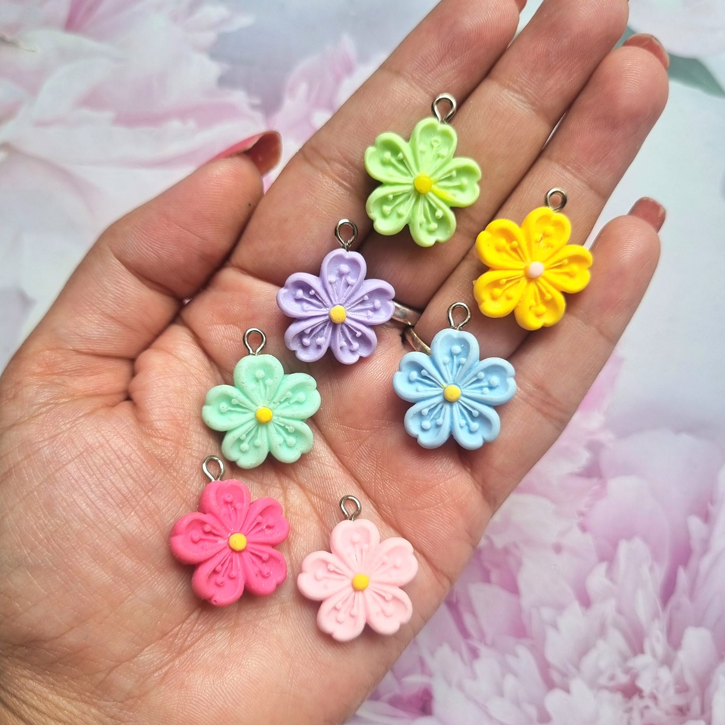 Resin Charms - Flower