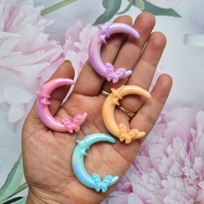 Premium Moon with Butterfly Beads