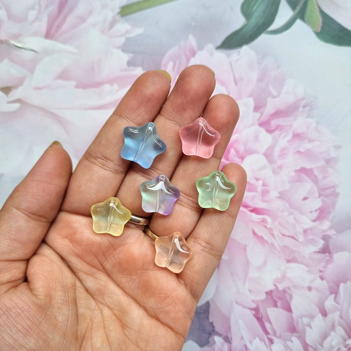 Glass Beads - Shaded Star
