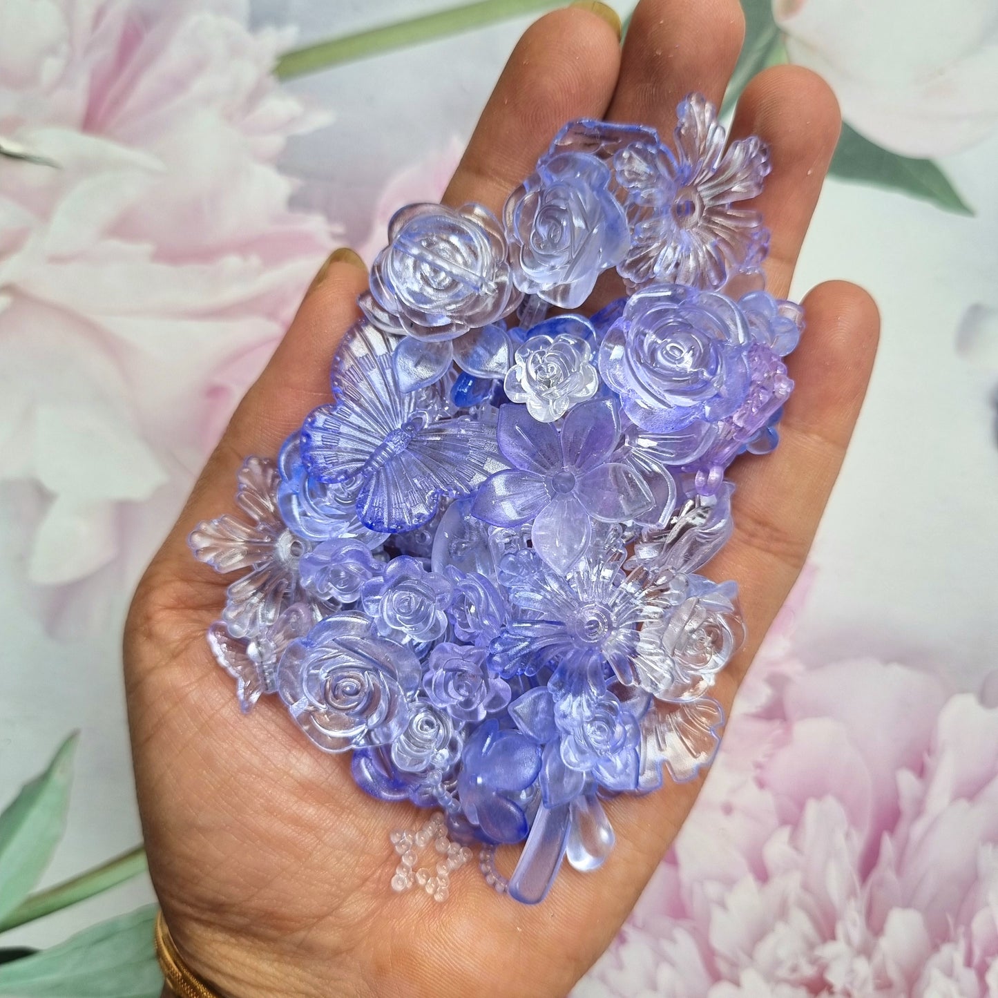 Shaded Beads Soup - Blue Purple