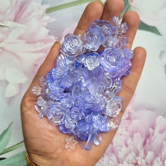 Shaded Beads Soup - Blue Purple