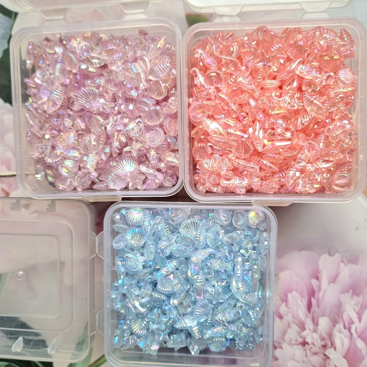 Acrylic Sea Creature Mix Beads