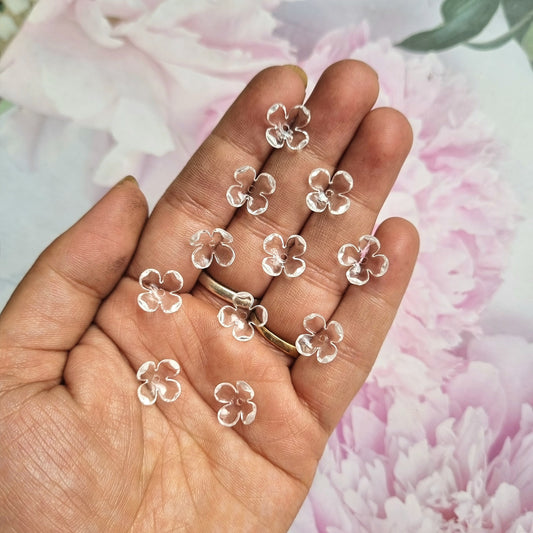 Acrylic Transparent Flower Caps