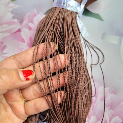 Jewellery Findings - Twisted Wax Cord