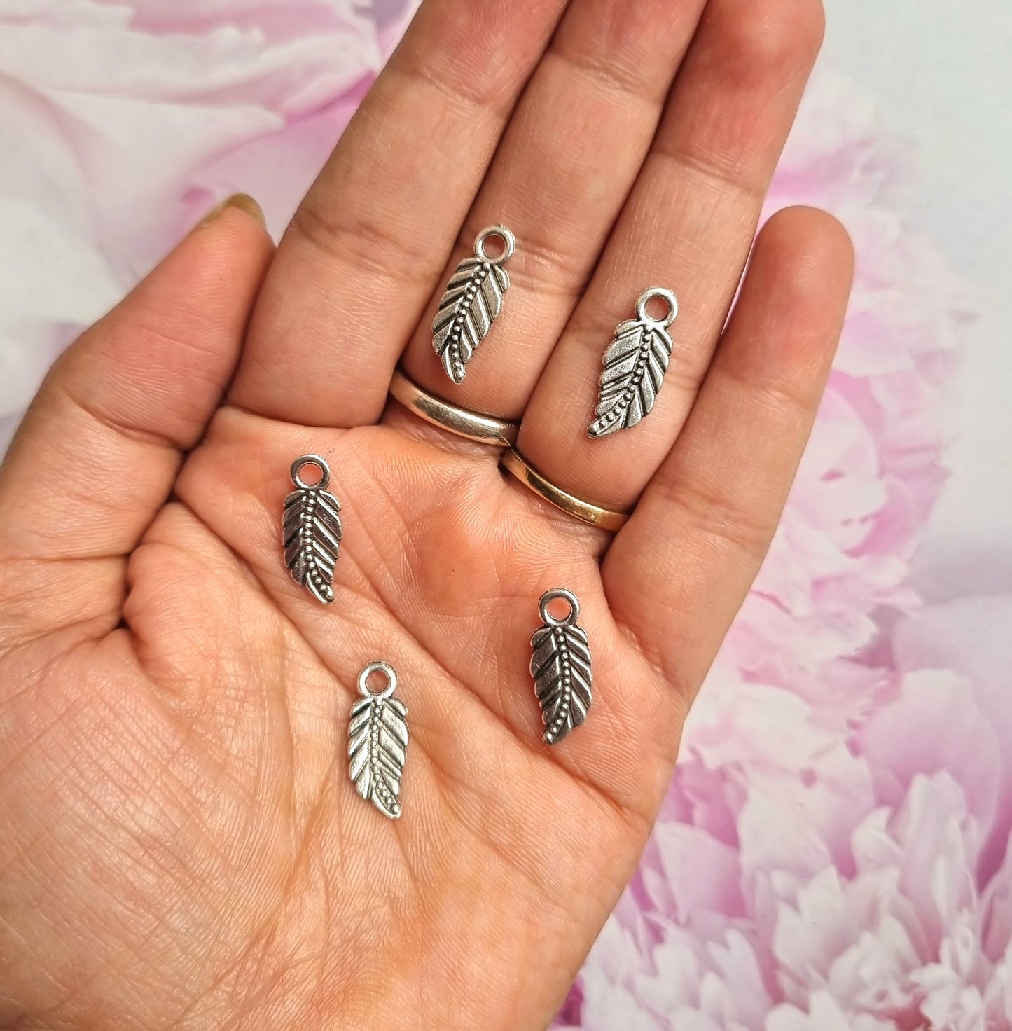 Metal Charms - Leaves