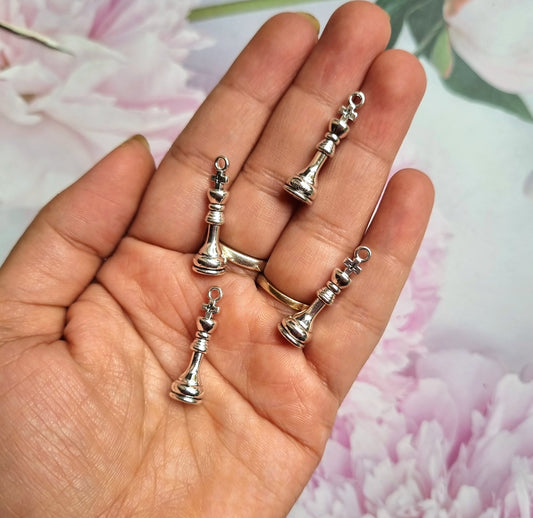 Metal Charms - Chess King