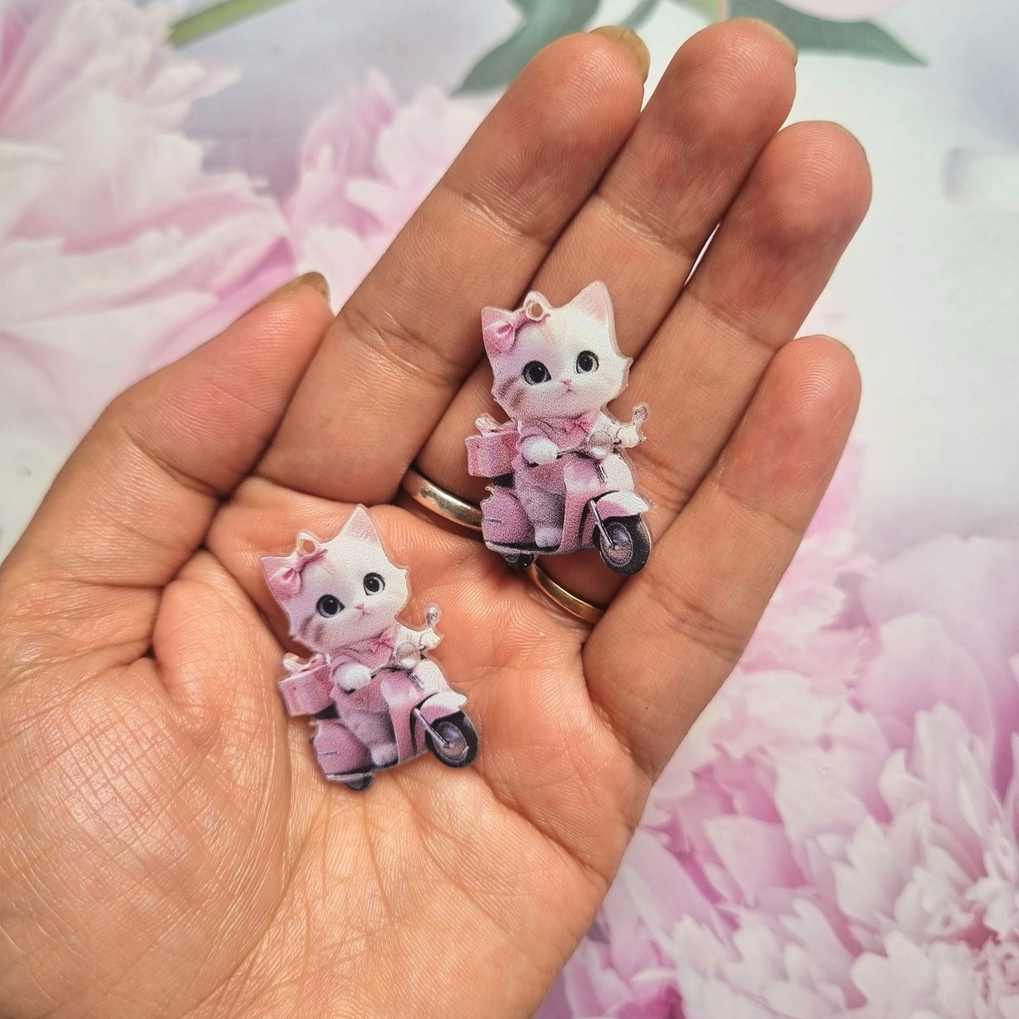 Acrylic Printed Pendant - Cat