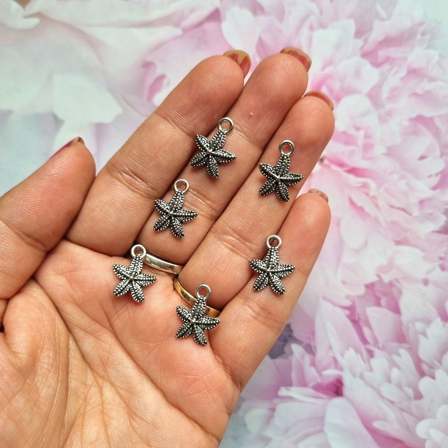 Metal Charms - Flowers