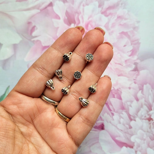 Metal Charms - Flowers Bud / Lotus pod