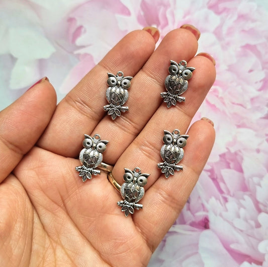 Metal Charms - Owl
