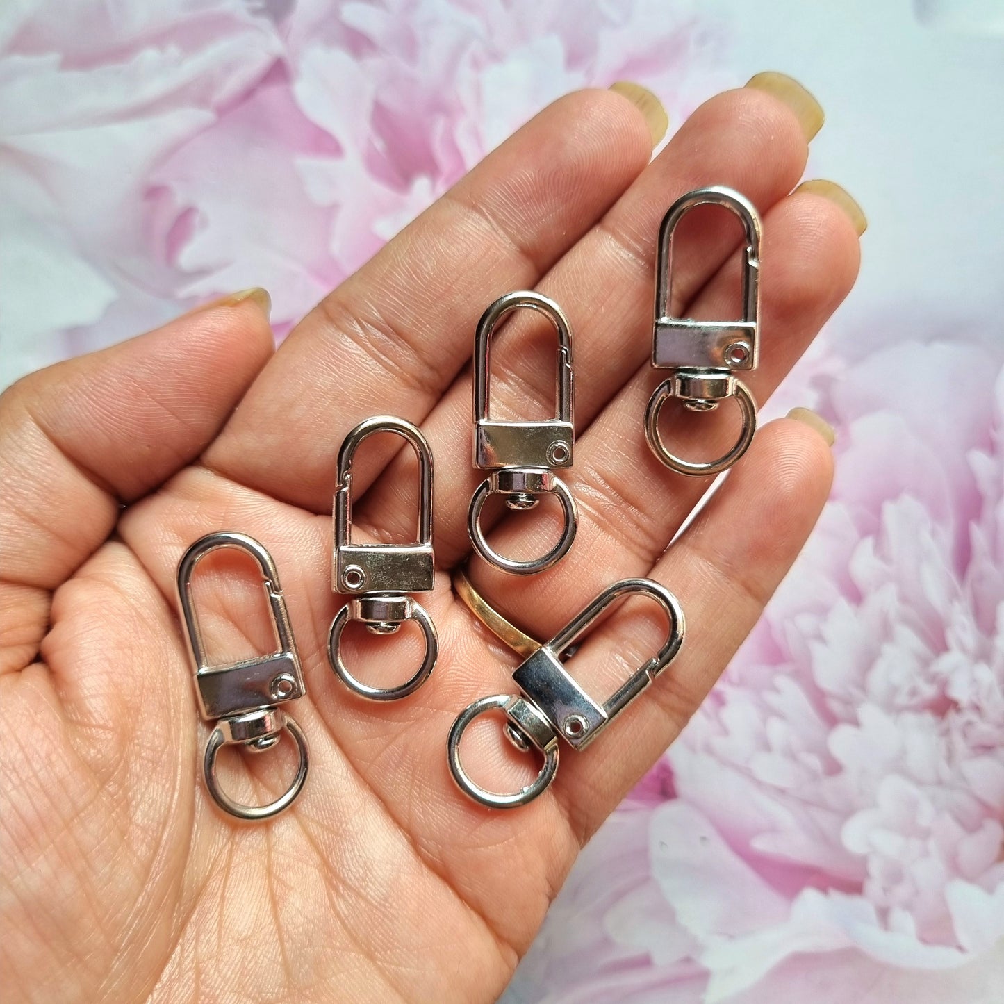 Silver Swivel Clasps