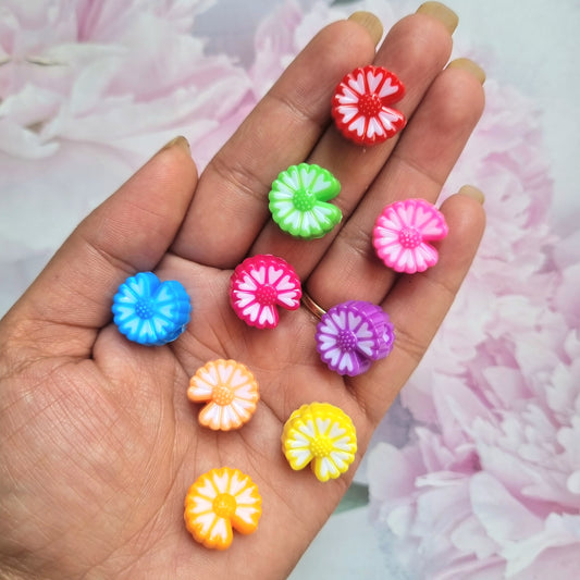 Acrylic Flower Beads