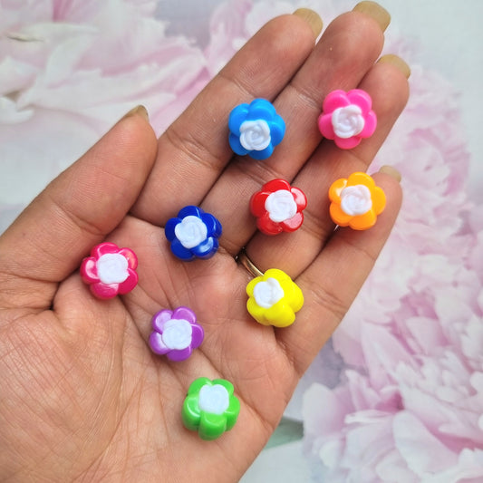 Acrylic Flower Beads