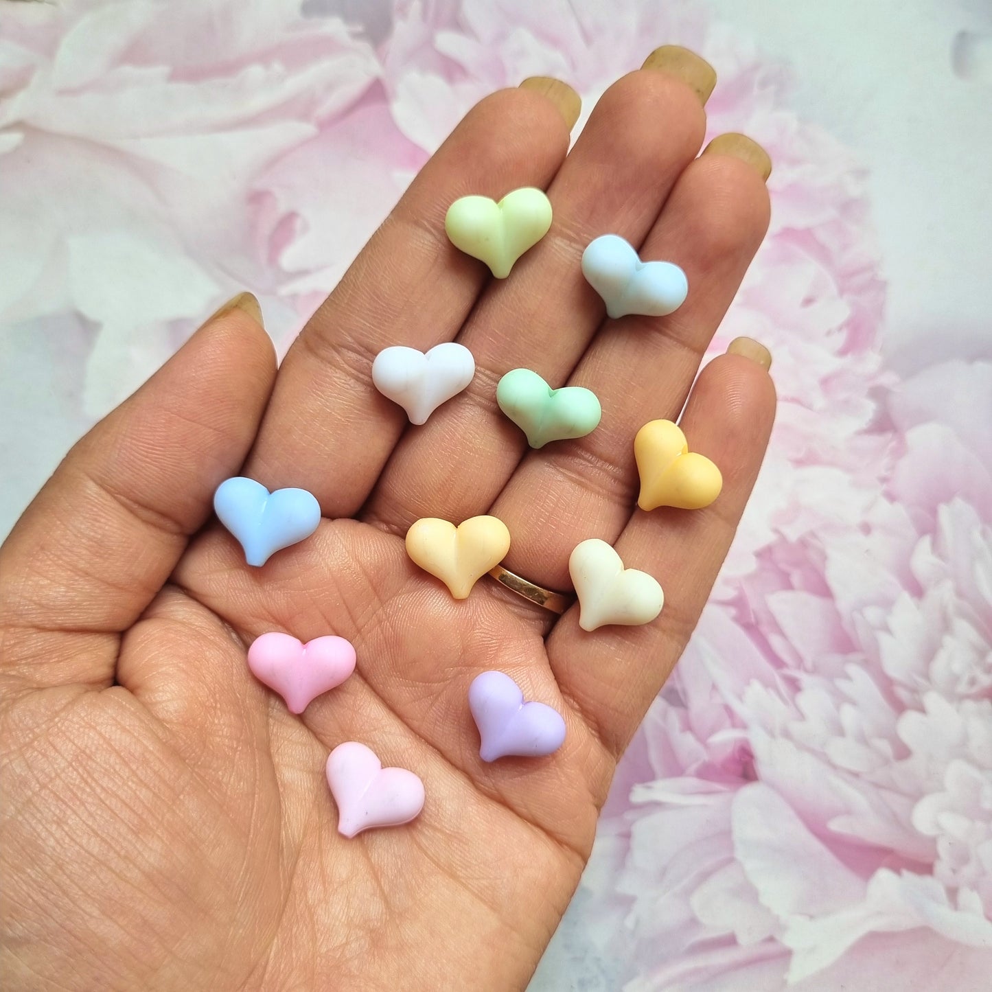 Acrylic Pastel Puffy Heat beads