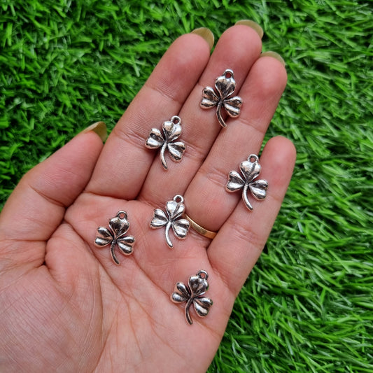 Metal Charms - Clover Flower