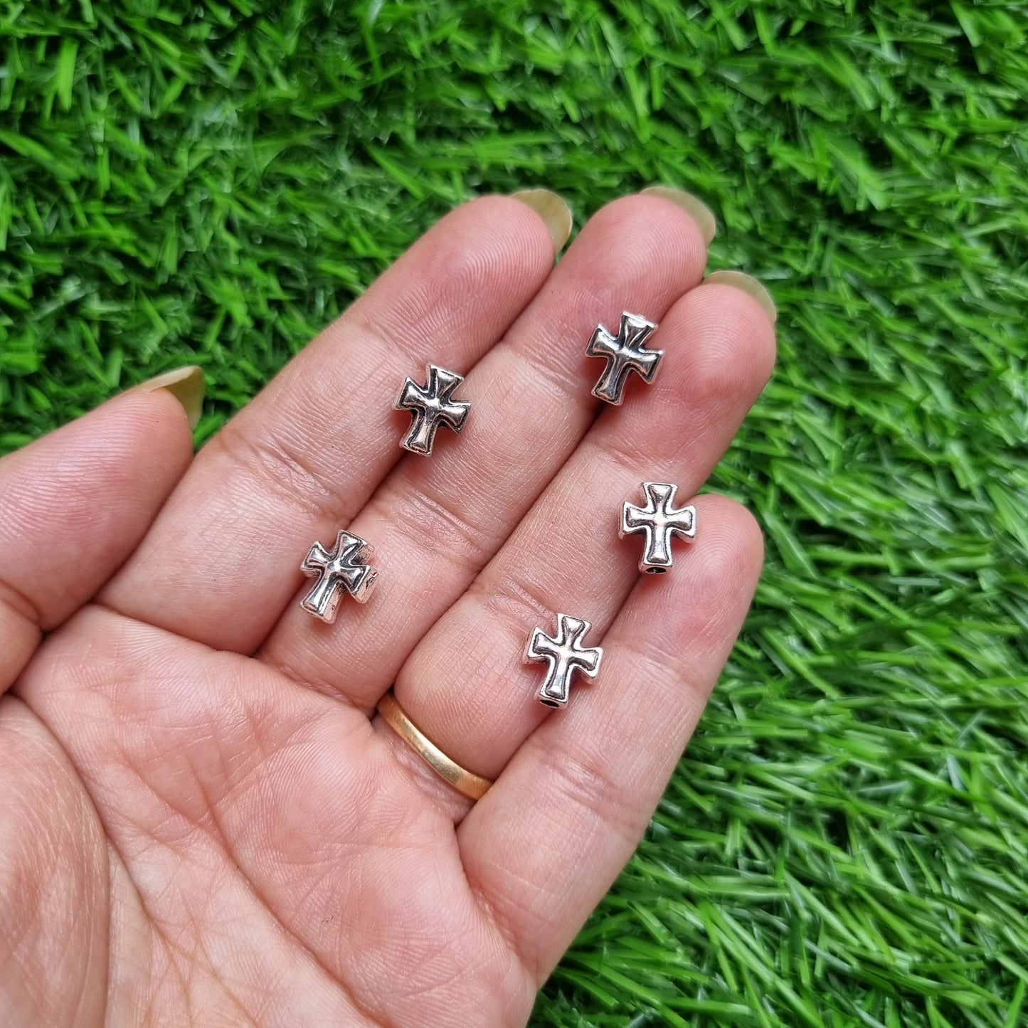 Metal Bead - Cross