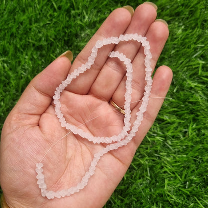 Frosted Glass Nugget Beads
