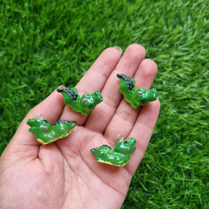 Resin Crocodile Charm