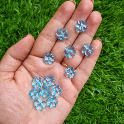 Transparent Clover Beads