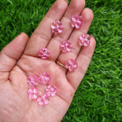 Transparent Clover Beads