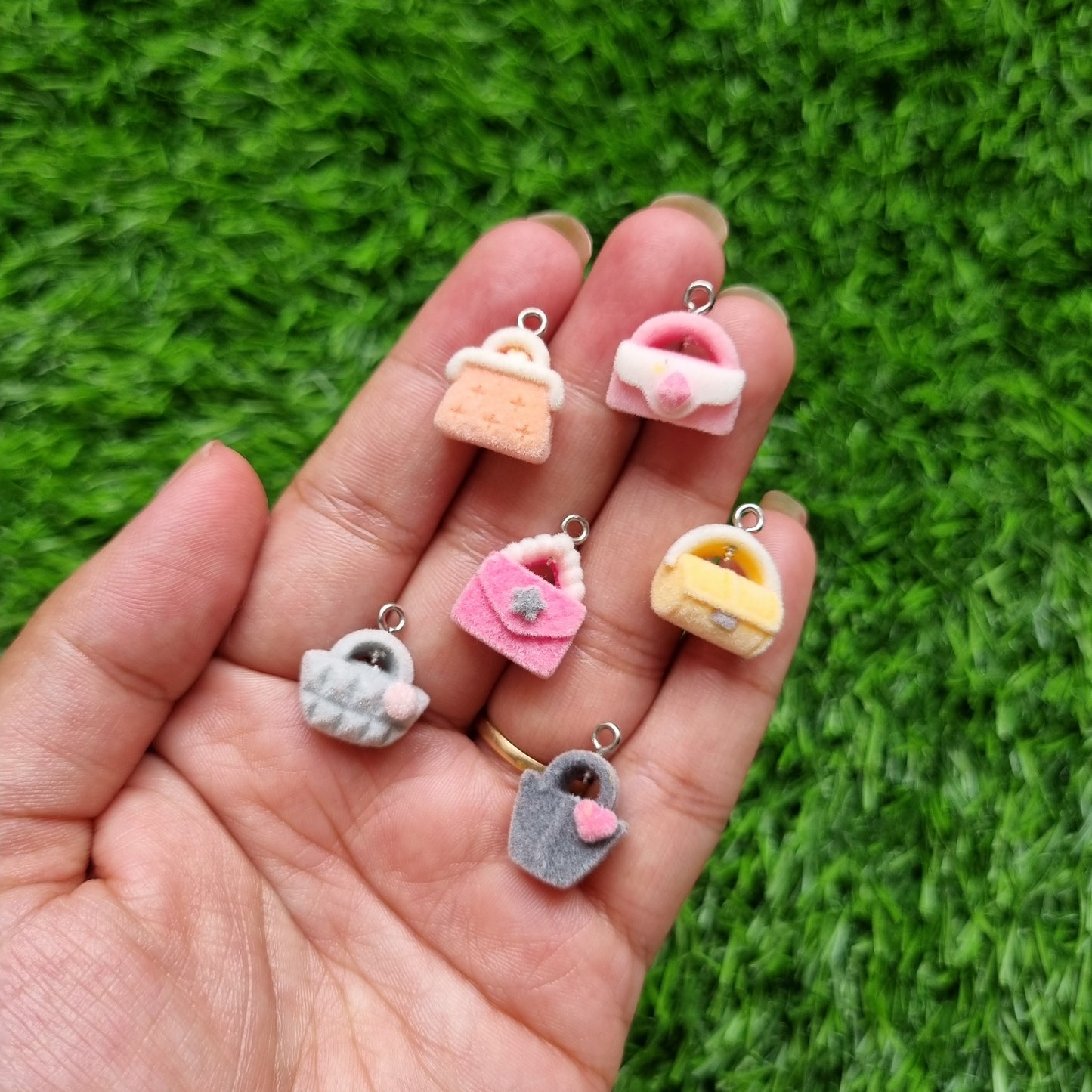 Flocky Purse Charm