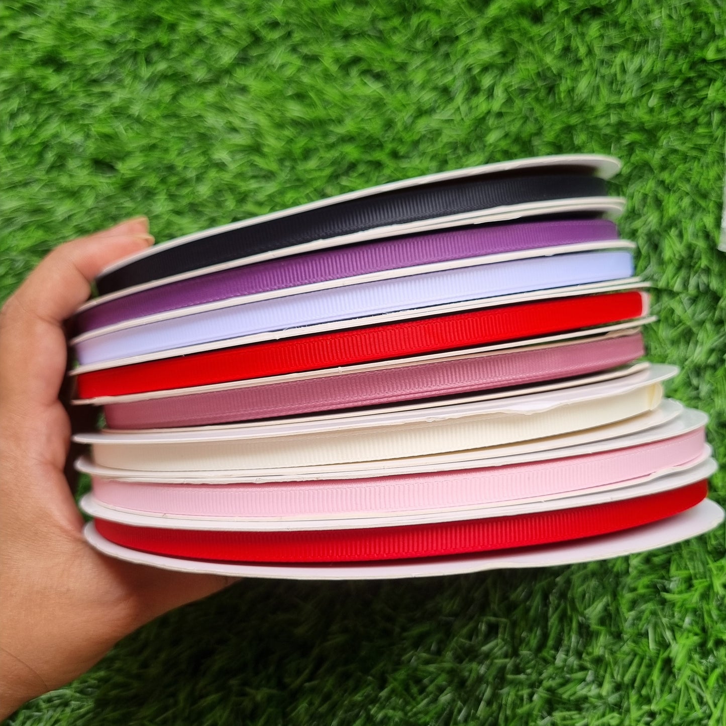 Plain Gross Grain Ribbon 6mm