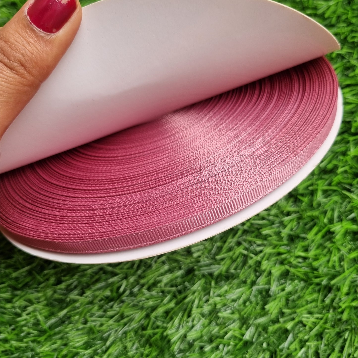 Plain Gross Grain Ribbon 6mm