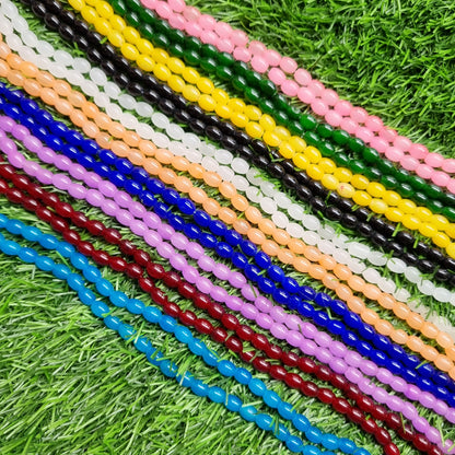 Glass Beads - Oval Shape
