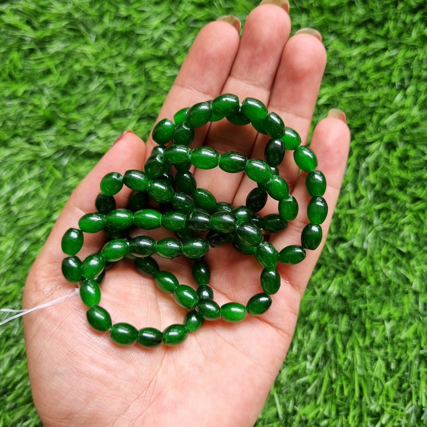 Glass Beads - Oval Shape